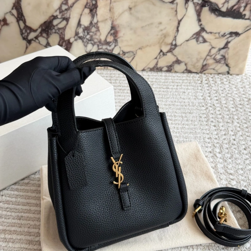 Cowhide basket bag-box