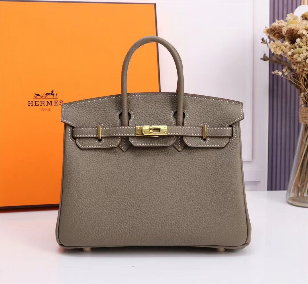 Kelly Baotou layer cowhide platinum bag, high-end commuting single shoulder crossbody handbag for women-comes with gift box