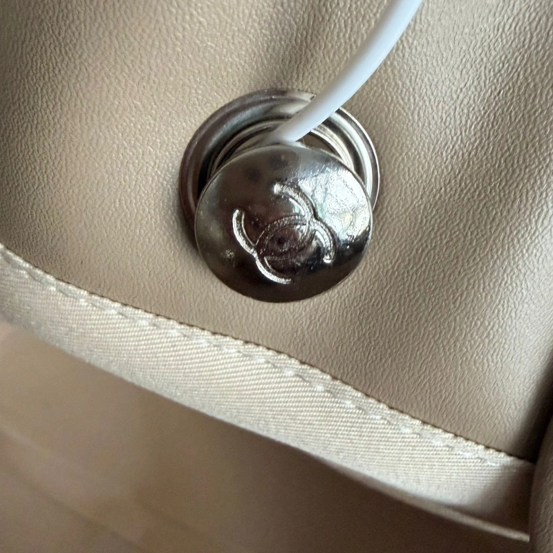 Woven striped beach bag- no box