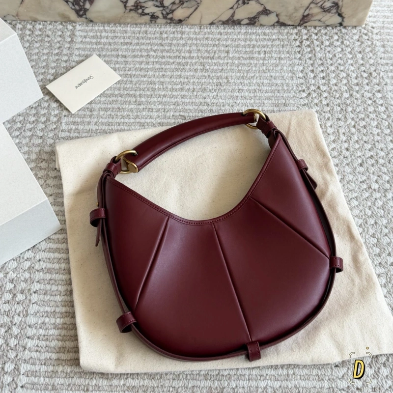 Leather with horn handles and antique gold buckles—vintage yet edgy-no box