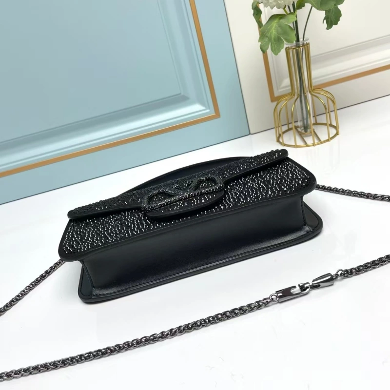 New Arrival Full Rhinestone Evening Bag – Handheld & Crossbody-box”Stock availability fluctuates”-box