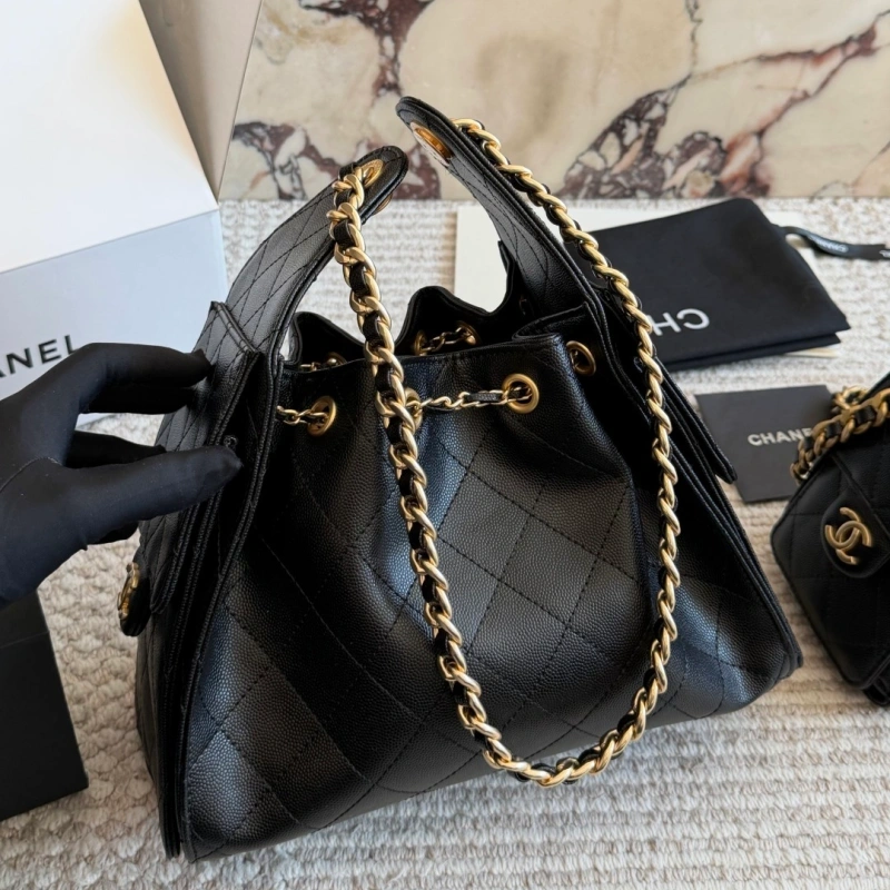 Black Caviar Hobo Bag-box