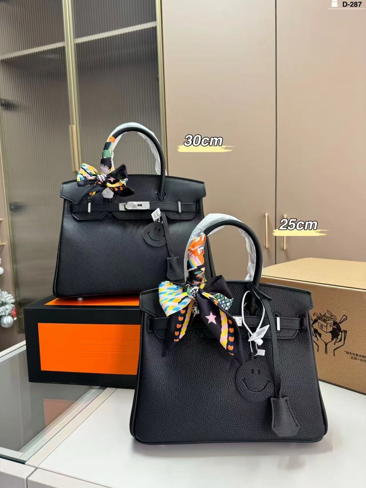 Tote bag, women’s new handbag, large capacity Kelly bag, premium texture platinum bag, single shoulder crossbody bag-comes with gift box