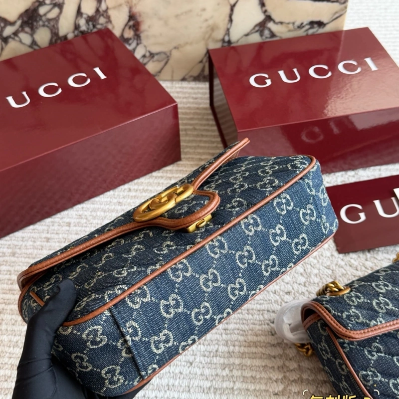 A total must-have. The ultimate Marmont: classic Double G upgraded, in real leather-box