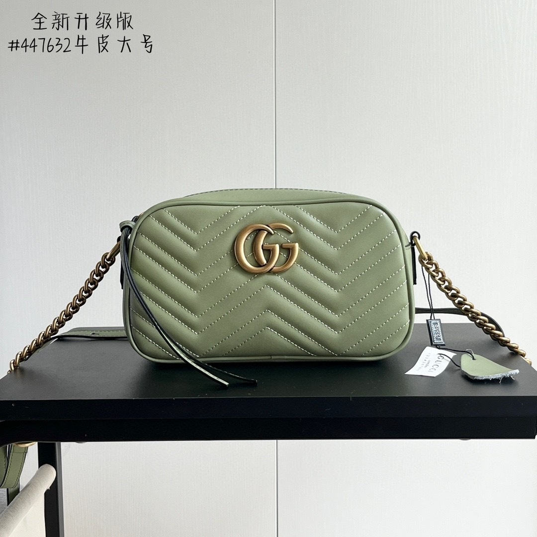 Real leather bag, high-end texture, trendy brand, luxury brand, fashionable hot item, versatile and popular bag-with box