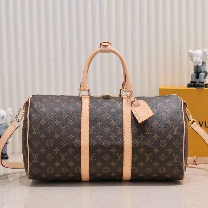 Genuine leather duffle bag-no box