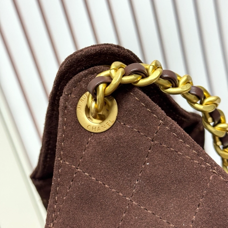 Upgraded version of C25C bag king nubuck cowhide hobo underarm bag-box
