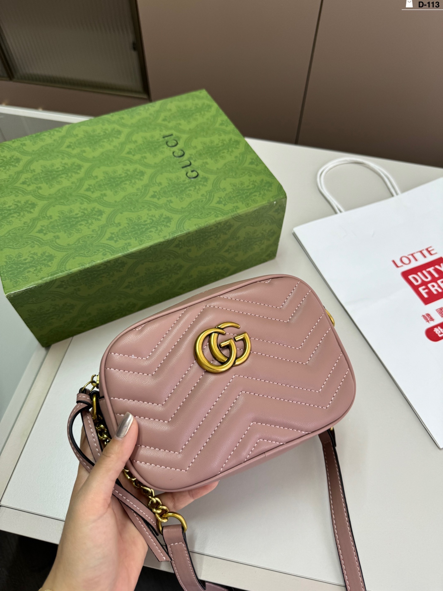 Gucci Fashion Mini Versatile Camera Bag (Folding Box)