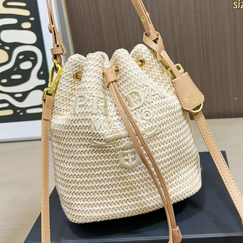 New Spring/Summer woven bucket bag (no box included)