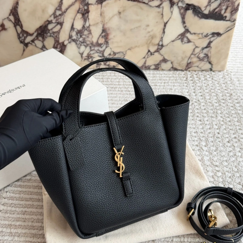 Cowhide basket bag-box