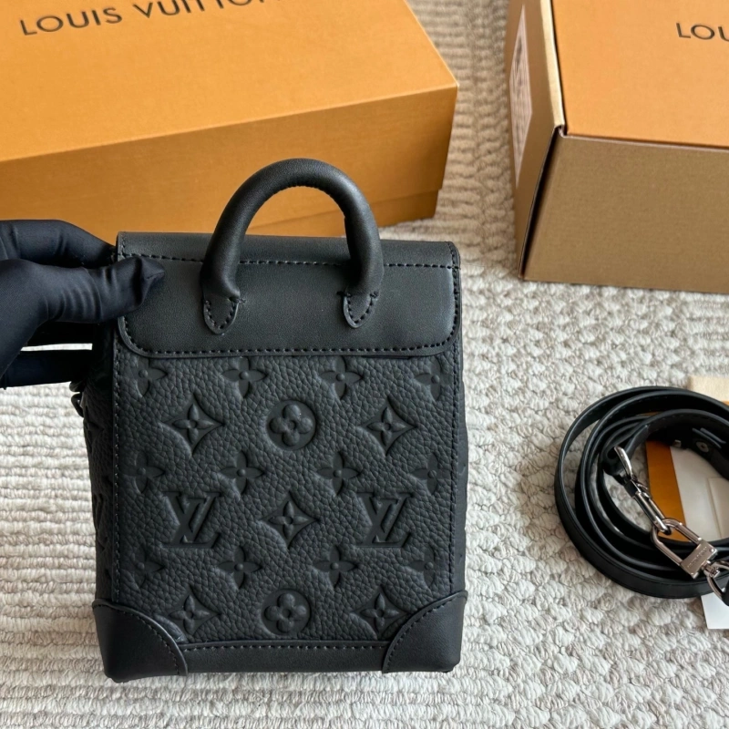 Black Monogram Leather Bag-box