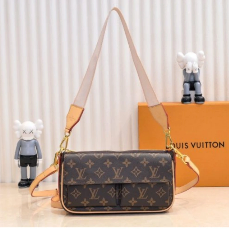 Female Trendy New Fashionable Versatile Retro Shoulder Bag with Genuine Leather Underarm Vintage Flower Crossbody Bag-comes with gift box