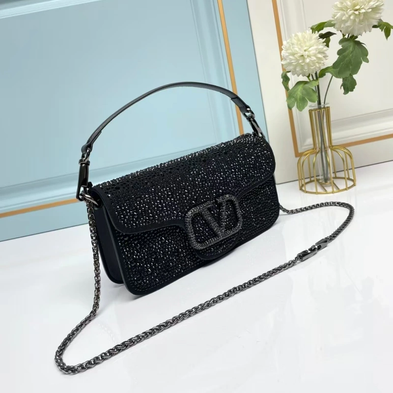 New Arrival Full Rhinestone Evening Bag – Handheld & Crossbody-box”Stock availability fluctuates”-box