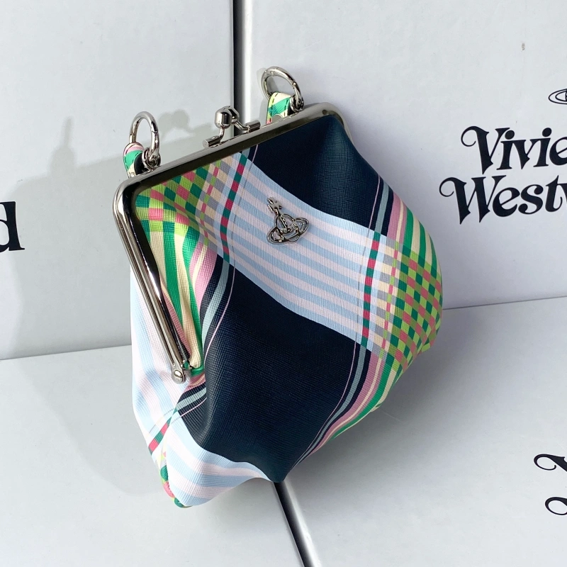 New green plaid dumpling bag-box