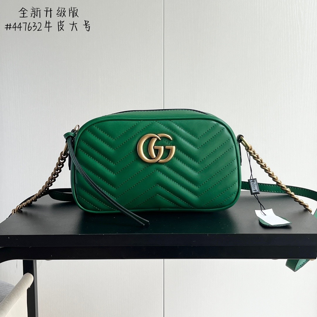 Real leather bag, high-end texture, trendy brand, luxury brand, fashionable hot item, versatile and popular bag-with box