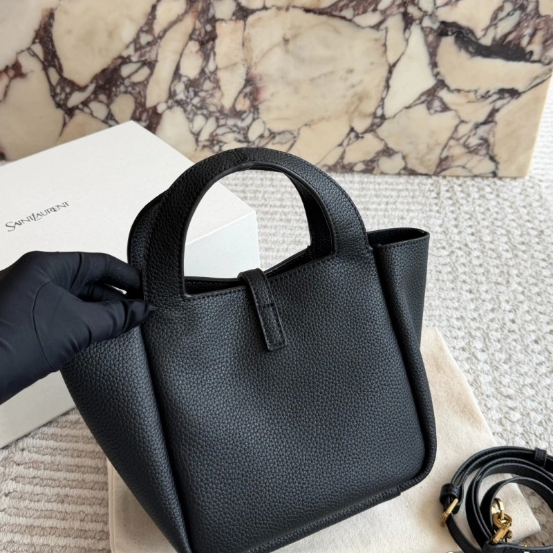 Cowhide basket bag-box