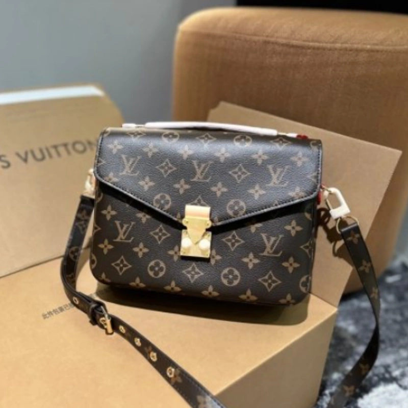 Bag Small Square Bag Women’s High Quality Texture Small Bag Versatile Genuine Leather Tofu Bag Old Flower Shoulder Bag-comes with gift box