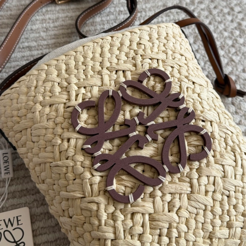 Straw Mini Bucket Bag-box