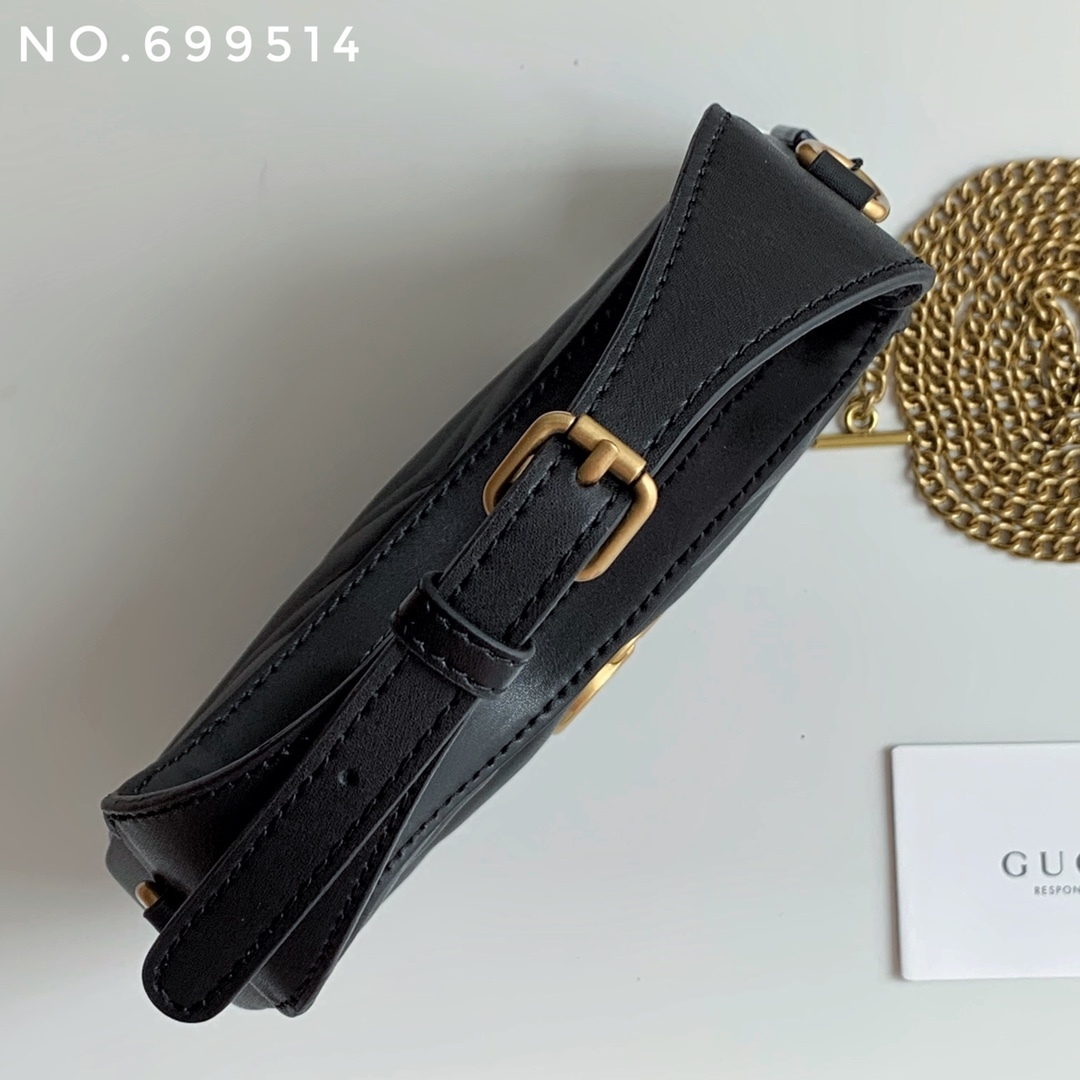 New leather half moon armpit bag, high-end single shoulder hand-held crossbody chain crescent bag-comes with gift box