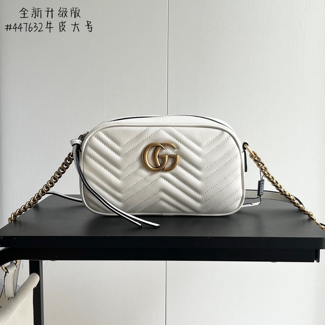 Real leather bag, high-end texture, trendy brand, luxury brand, fashionable hot item, versatile and popular bag-with box