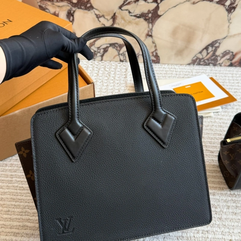 L’s new arrival: Full-grain cowhide shoulder bag / handbag-box