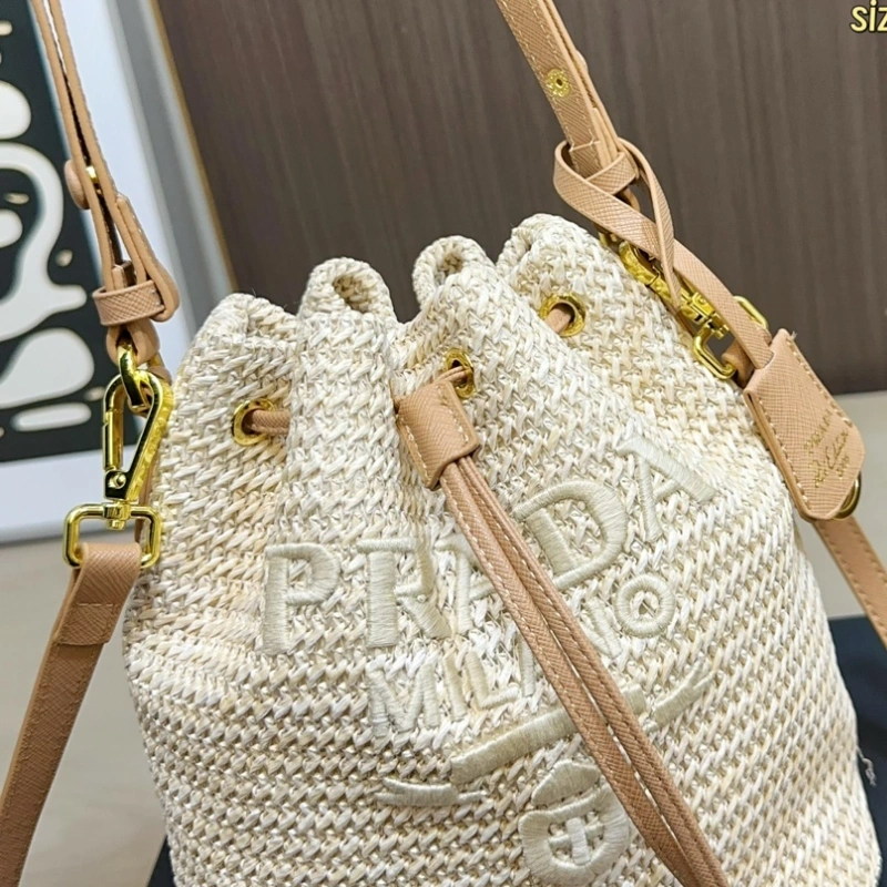 New Spring/Summer woven bucket bag (no box included)