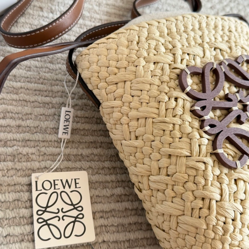 Straw Mini Bucket Bag-box