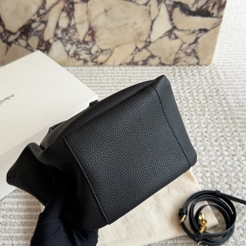 Cowhide basket bag-box