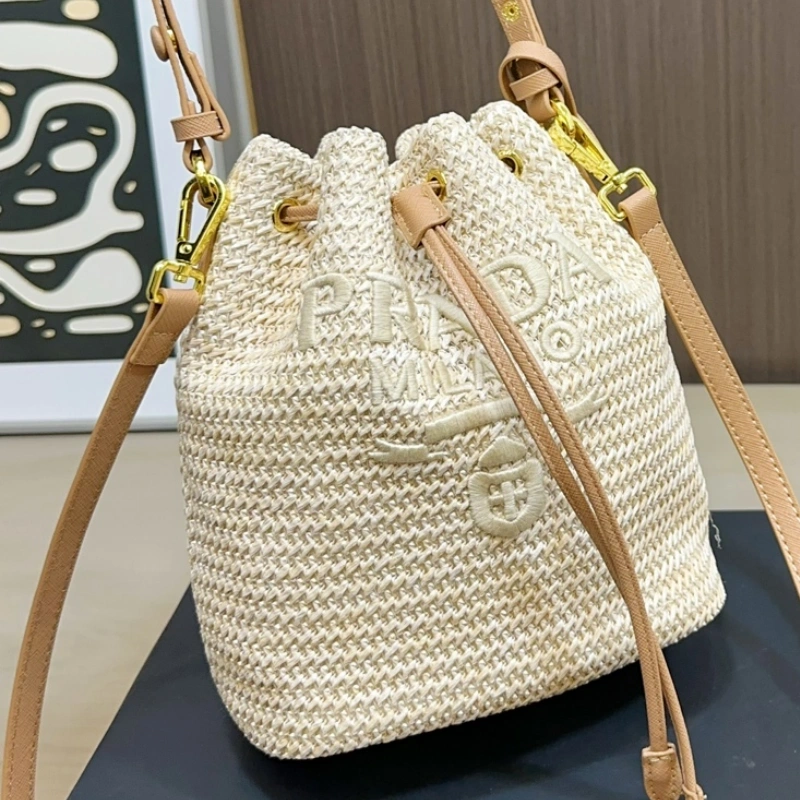 New Spring/Summer woven bucket bag (no box included)