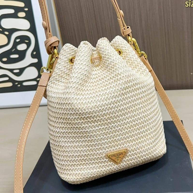 New Spring/Summer woven bucket bag (no box included)