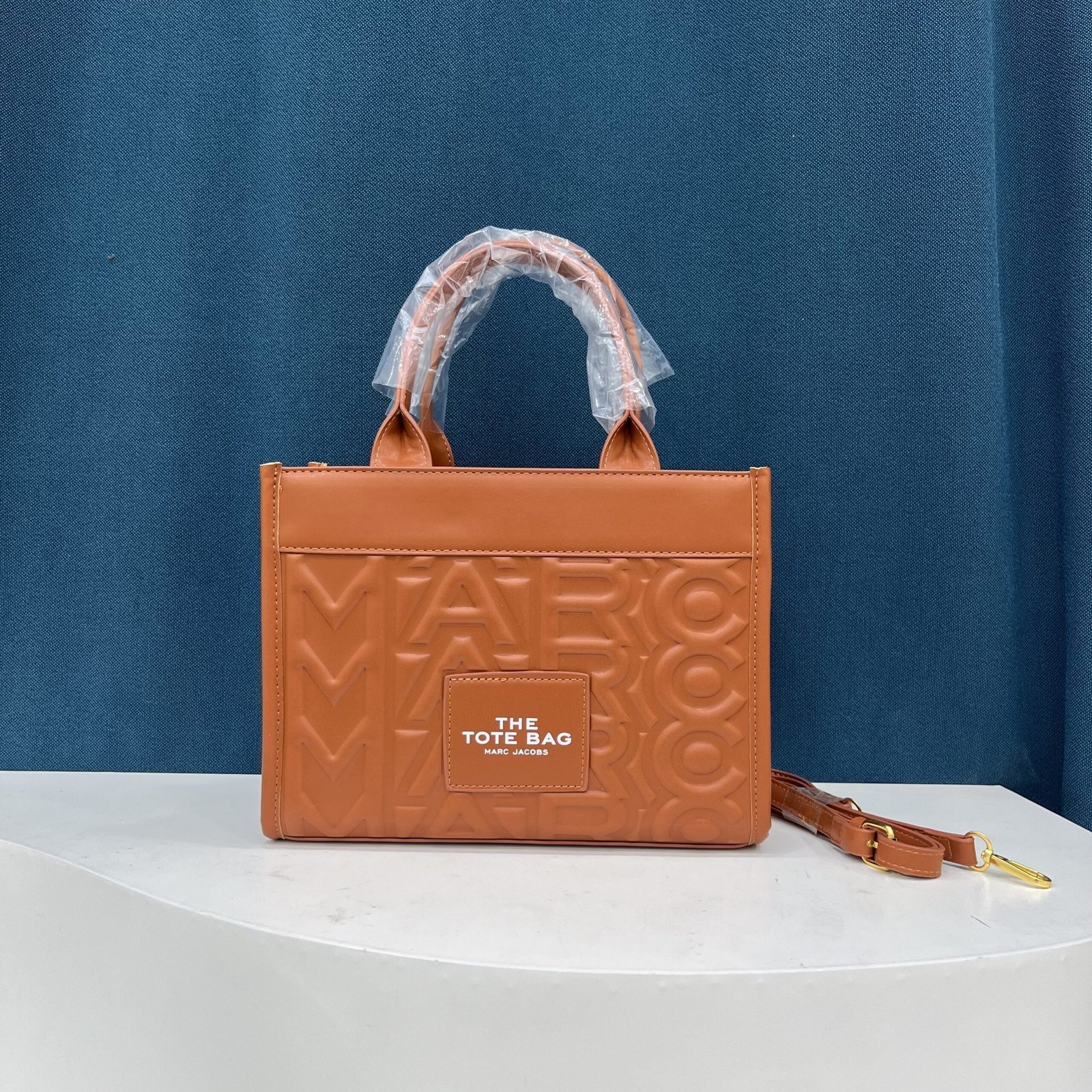 TOTE bag versatile fashion new popular letter indentation texture PU tote bag crossbody shoulder women’s bag