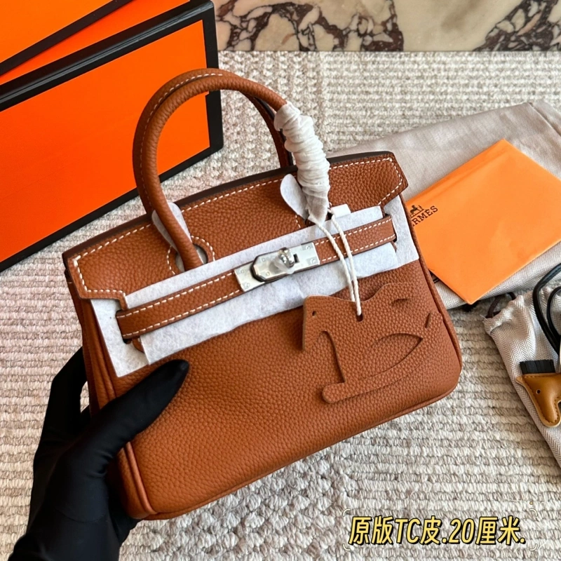 Original quality Original TC leather platinum bag with box