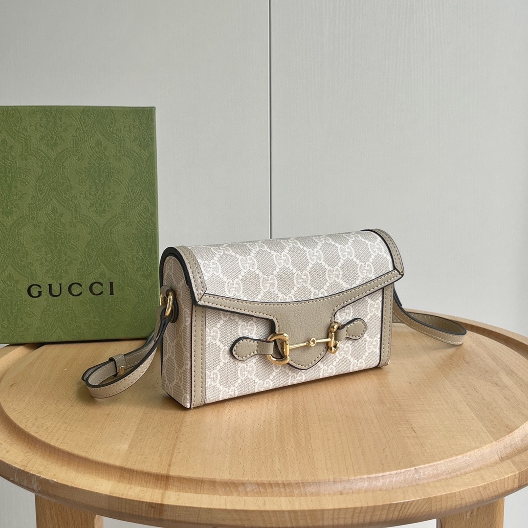 Women’s bag, retro horse collar buckle, mailman bag, saddle bag, single shoulder diagonal cross bag-with box