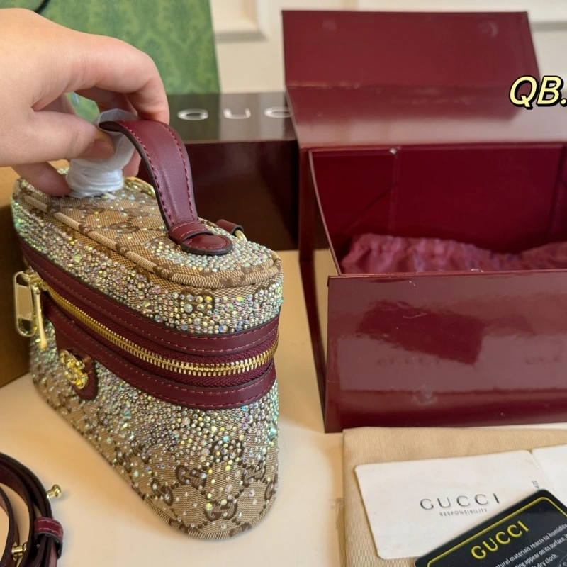 New canvas rhinestone handbag-box