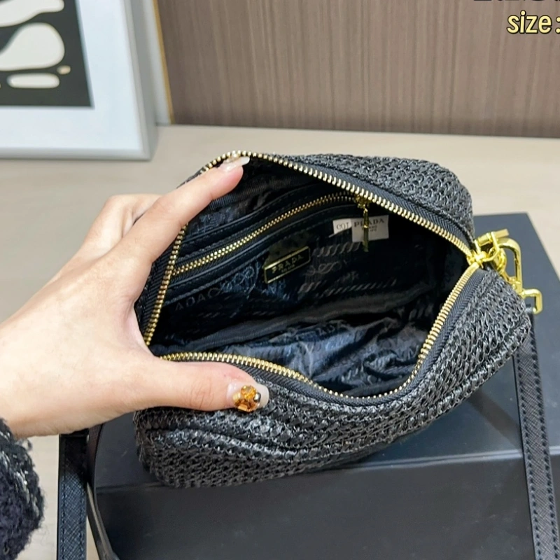 New spring/summer woven camera bag design-no box