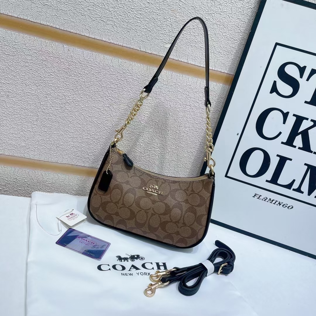 Coach underarm bag and tote shoulder bag