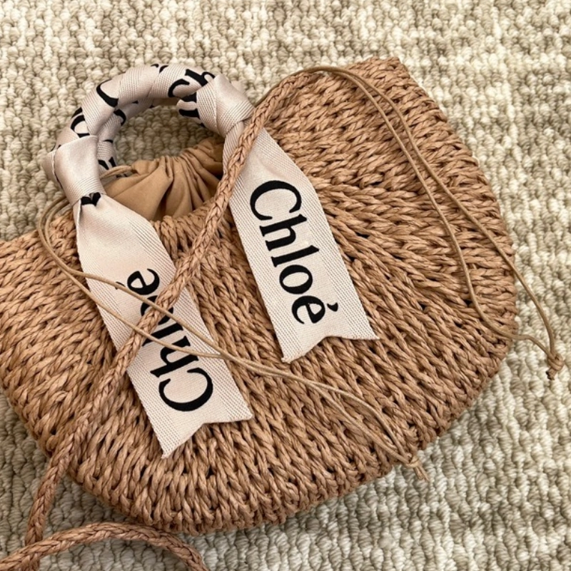 This new straw basket bag-no box