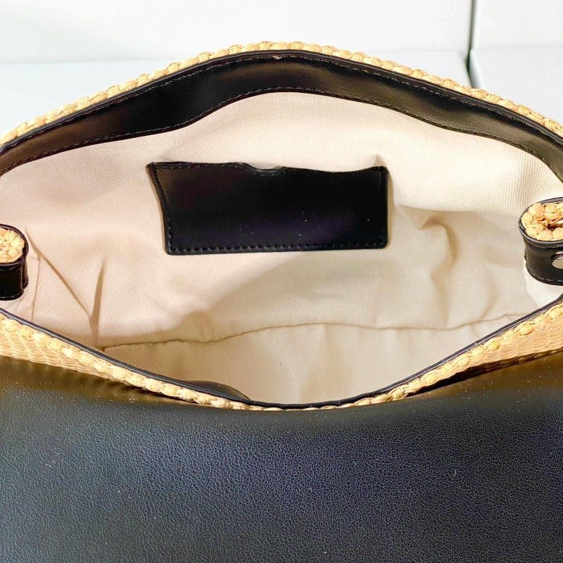 New medium woven underarm bag-box
