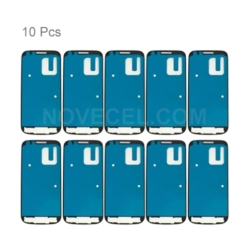 10 PCS  Front Housing Panel Adhesive Sticker Replacement for Galaxy S4 mini / i9190 / i9195