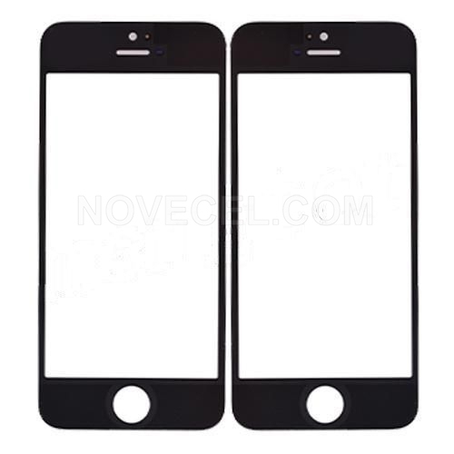Front Screen Glass for iPhone 5/ 5S/ 5C/ SE(A Quality)-Black