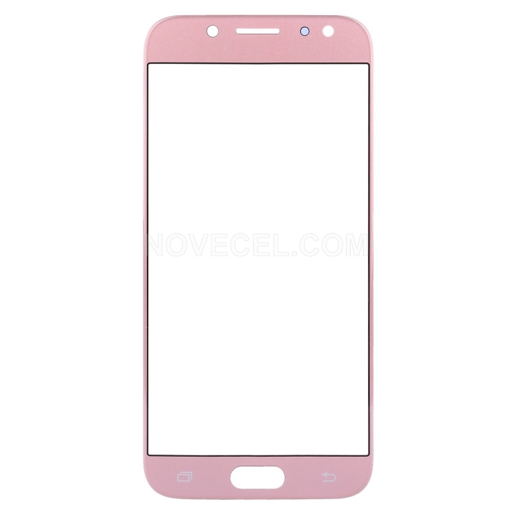 For Galaxy J3 (2017) J330 Front outer Screen Glass Lens  EU Version -Pink/A