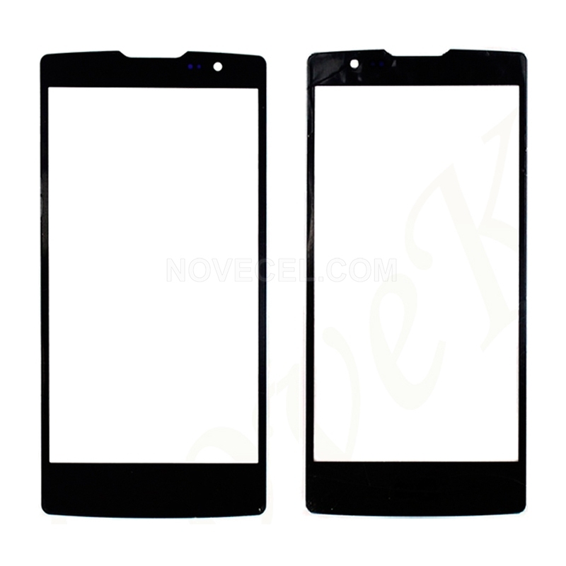For LG Spirit / H440 Front Screen Outer Glass Lens A/Black
