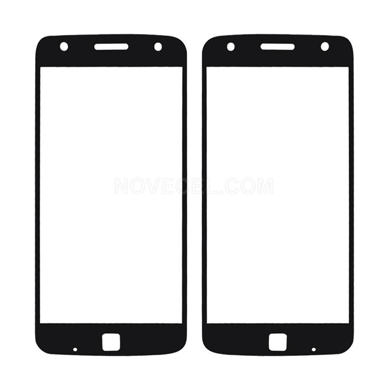 Front Glass For Moto Z/Moto Z Droid-Black
