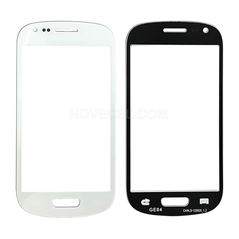 A+ Front Outer Glass For I8190 Galaxy S3 mini-High Quality/White