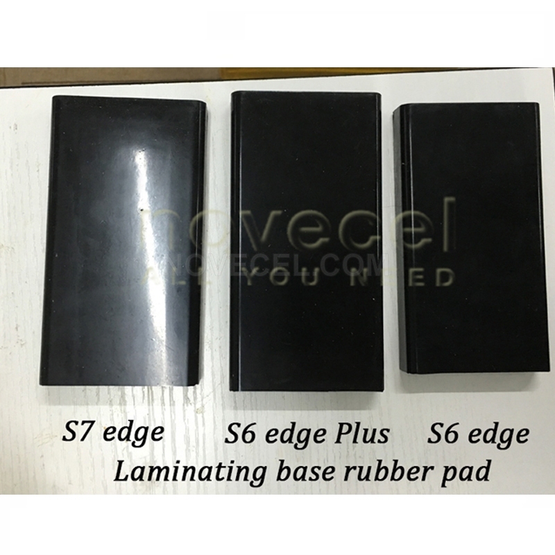 For S6EDGE(G925) Black rubber pad for laminating display