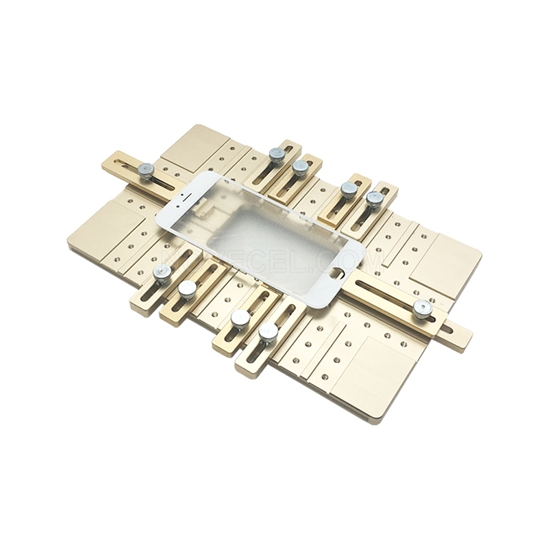 Universal Aluminium Alloy LCD Alignment Mould Adjustable Mold-Light Golden