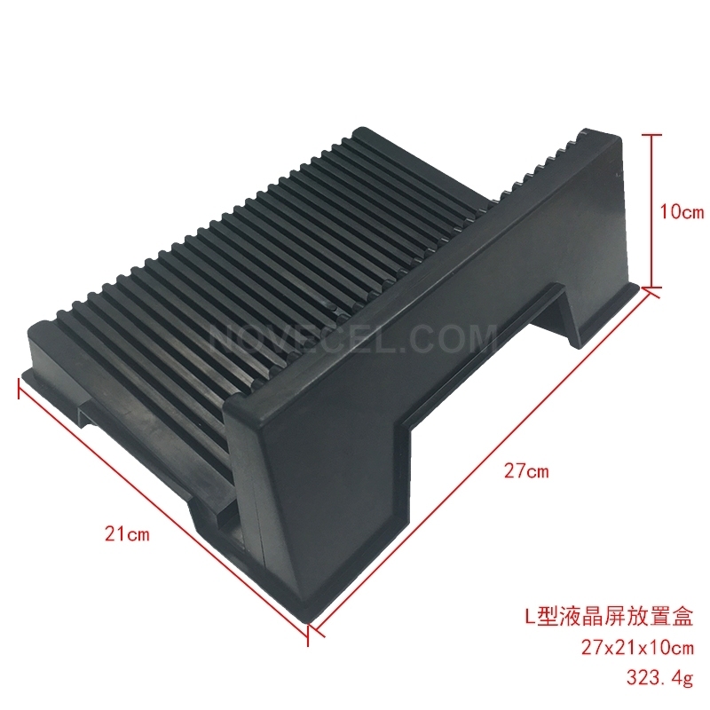 165*205*95mm L shape Anti Static Tray slot for PCB Circuit Board LCD Screen Holder Storing tools