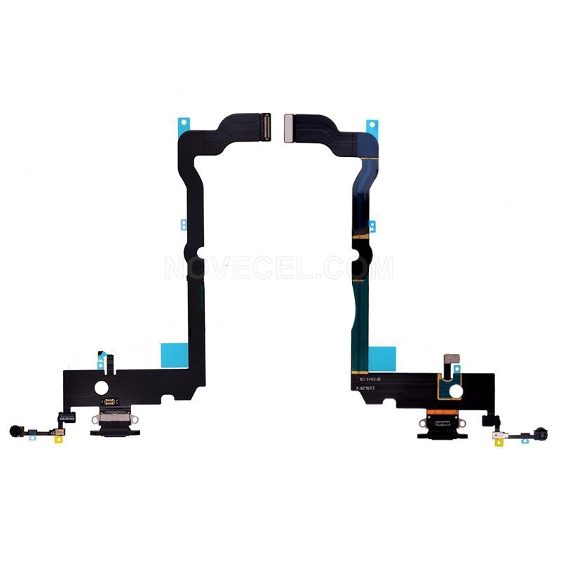 OEM Charging Port with Flex Cable for XS Max(6.5 inches) - Gray