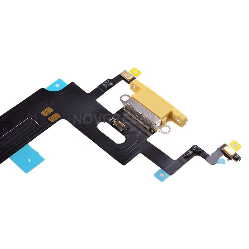 OEM Charging Port with Flex Cable for XR(6.1 inches) - Yellow