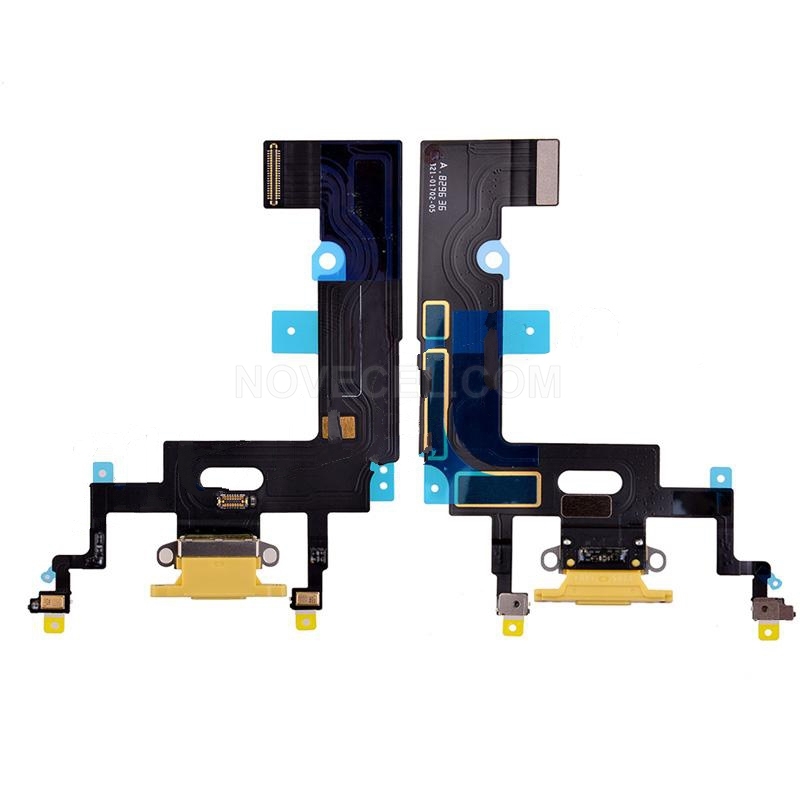 OEM Charging Port with Flex Cable for XR(6.1 inches) - Yellow